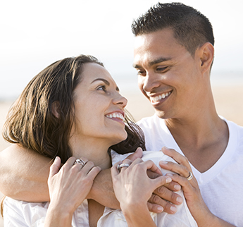 Smiling Youthful Couple in Fort Washington, MD